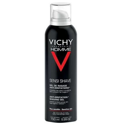 Vichy Homme Anti-Irritation Sensi Shave Shaving Gel For Men, 150Ml