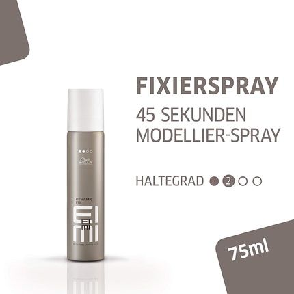 Wella Eimi Dynamic Fix 45 Second Modeling Spray Hair Spray For Flexibility Style And Protection From External Influences Like Moisture Uv Rays And Heat Protection Spray For Flat Iron 75Ml