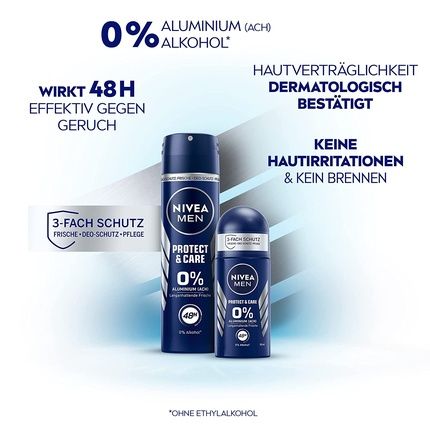 Nivea Men Protect & Care Deodorant Roll-On 50Ml