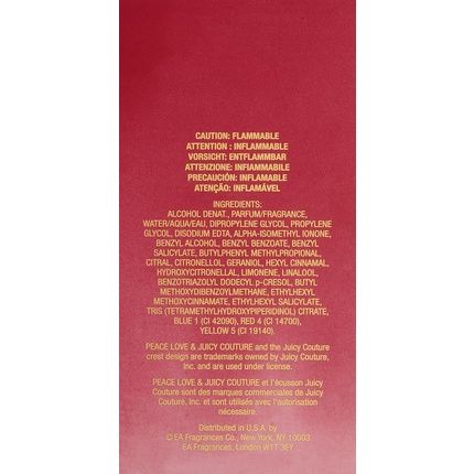 Juicy Couture Peace Love Edp Spray 100Ml - Image 3