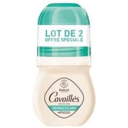 Roge Cavailles Dermato Deodorant Sensitive Skin 48H Roll On 50Ml - Pack Of 2