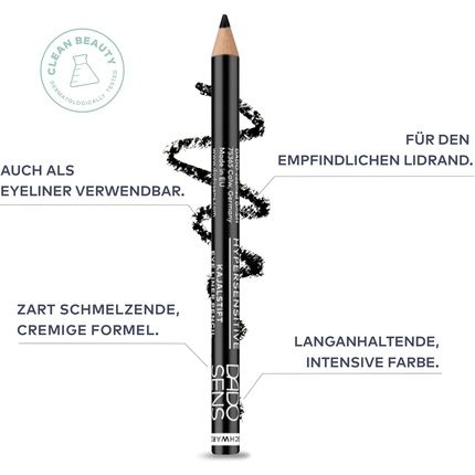 Dado Sens Hypersensitive Kajal Pen Black 1G For Hypersensitive Skin - Image 3