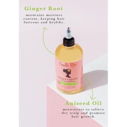 Camille Rose Sweet Ginger Cleansing Rinse 355Ml With Castor Oil