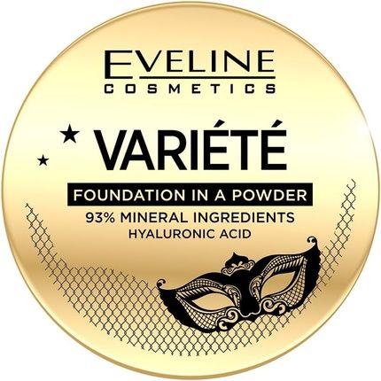 Eveline Cosmetics Variete Mineral Powder Foundation No. 02 With Hyaluronic Acid