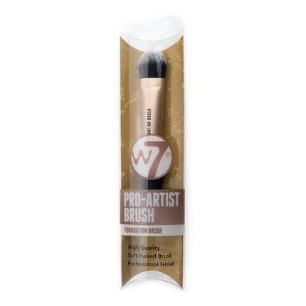 W7 Cosmetics Pro Artist Foundation Brush High-Quality Soft Professional Surface