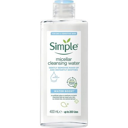 Simple Water Boost Facial Cleanser Micellar Water
