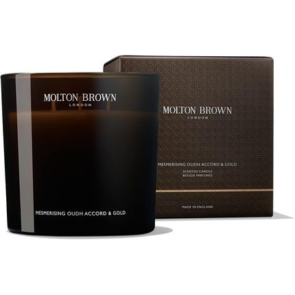 Molton Brown Mesmerising Oudh Accord & Gold Luxury Scented Triple Wick Candle 600G