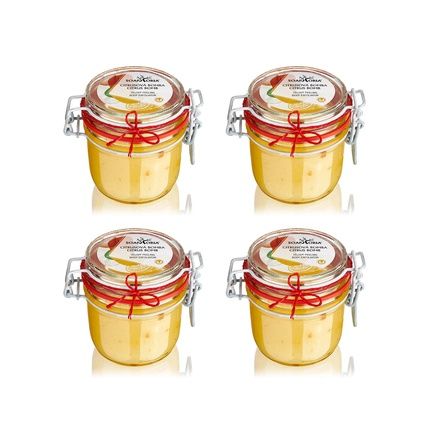 Bio Citrus Body Scrub Natural Exfoliant For Nourishing Skin 250Ml - Pack Of 4