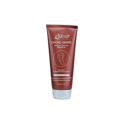 E'Lifexir Cacao Sense Body Scrub Firming And Toning Improves Radiance Tightens And Smooths Skin Extract Of Cocoa And Green Coffee 200Ml
