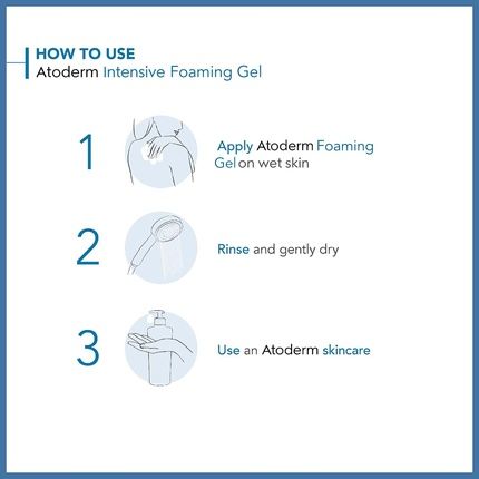 Bioderma Atoderm Intensive Foaming Gel Ultra Soothing Body Wash - Image 3