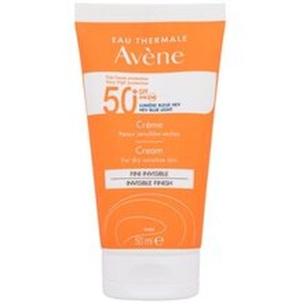 Avne Sun Cream Invisible Finish Spf50 50Ml For Dry Sensitive Skin