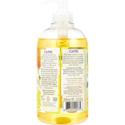 Nesti Dante Dolce Vivere Capri Liquid Soap 500Ml - Image 3