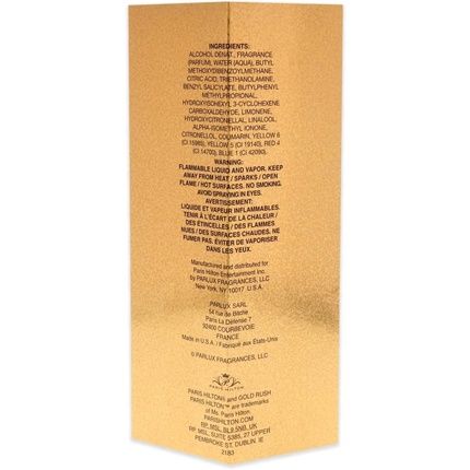 Paris Hilton Gold Rush For Women 3.4Oz Edp Spray - Image 3