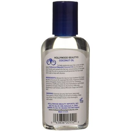 Hollywood Beauty Coconut Oil 2 Ounce
