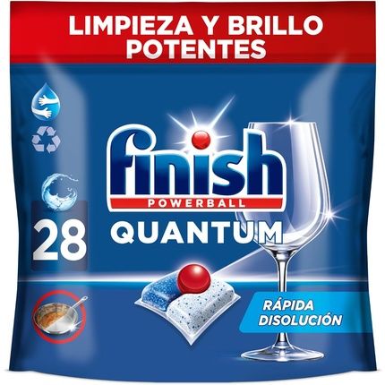 Finish Powerball Quantum All In 1 Dishwasher Tablets Lemon
