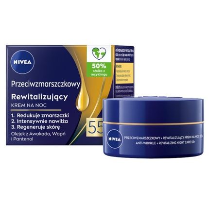 Nivea Anti-Wrinkle + Revitalizing Night Cream 50Ml