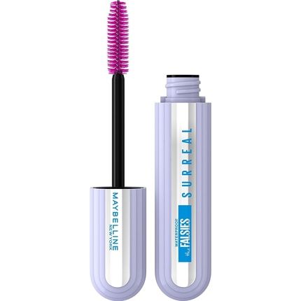 Maybelline New York Mascara With False Eyelash Effect And Hybrid Fiber Technology 10Ml Black Waterproof