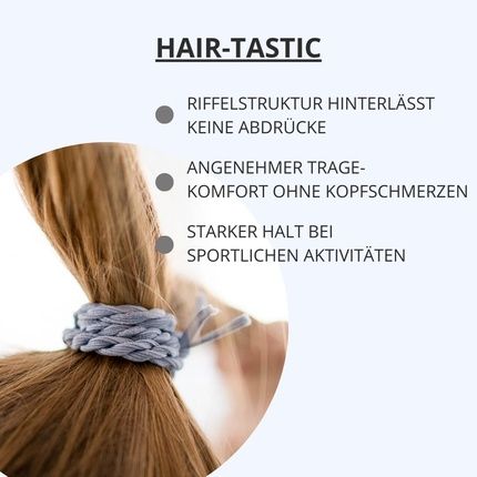 Bellody Original Hair Ties Stylish Braided Hair Tie With Strong Hold Seychelles Blue Women'S Hair Accessories In Light Blue - Image 3