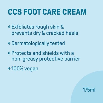 Ccs Professional Foot Care Cream 175Ml Moisturize And Protect Dry Callused Feet 10% Urea Eucalyptus Oil Clinically Tested Suitable For Diabetics - Image 3