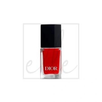 Dior Gel Effect And Couture Color Nail Polish 999 Satin Finish
