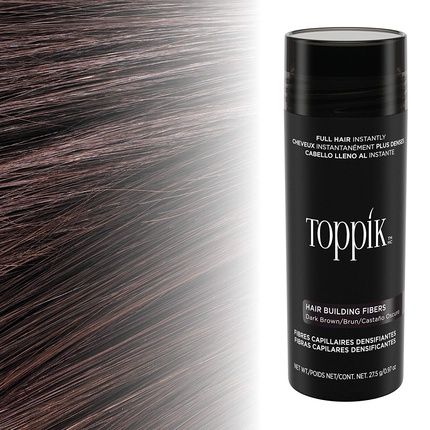 Toppik Hair Fibers 55G Dark Brown - Naturally Derived Keratin Fibers For Fuller Looking Hair - Image 3