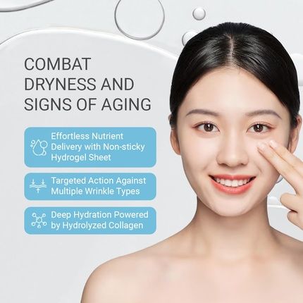 Tenzero Rejuvenating Hydrogel Eye Patch With Collagen 10 Patches 5 Pairs - Image 3