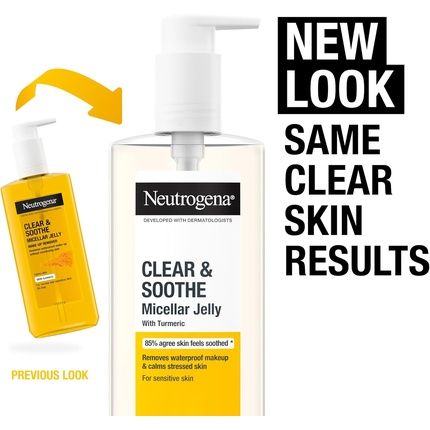 Neutrogena Clear And Soothe Micellar Jelly Make-Up Remover 200Ml
