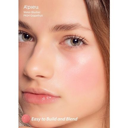 A'Pieu Juicy-Pang Water Blusher Dewey Grapefruit Pearl Korean Liquid Blush For Cheeks K Beauty Makeup 1 Count - Image 3