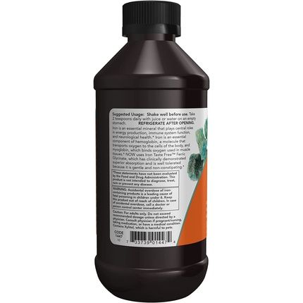 Now Foods Liquid Iron 237Ml - Image 3