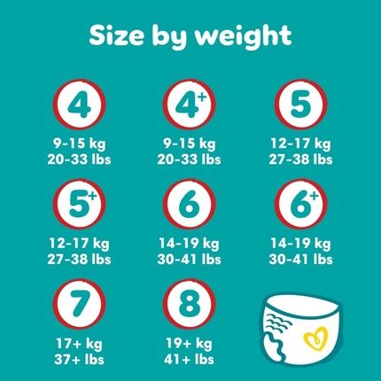 Pampers Nappy Pants Size 7