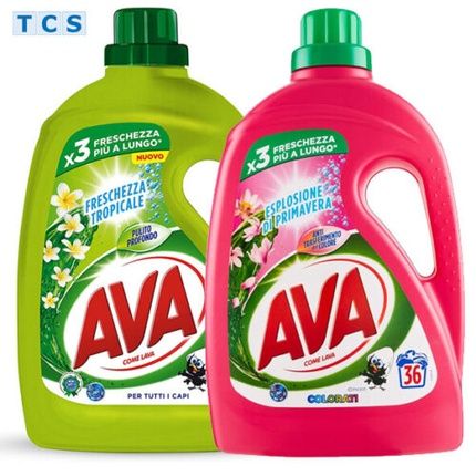 Ava Lavatrice Liquido, Liquid Detergent, 1.8 L For 36 Washes, 2 Types - Image 4