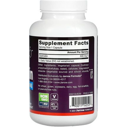 Jarrow Quercetin 500Mg 200 Capsules