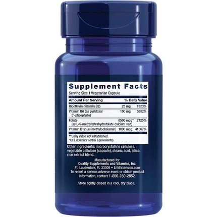 Life Extension Homocysteine Resist Vegetarian Capsules 60