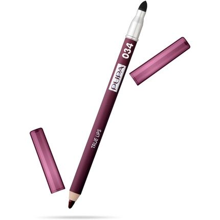 Pupa Milano True Lips Blendable Lip Liner 034 Plum For Women 0.042 Oz