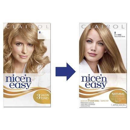 Clairol Nice And Easy Natural Medium Blonde Hair Color 103A - Image 3