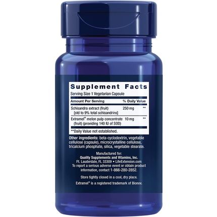 Life Extension Liver Efficiency Formula 30 Vcaps