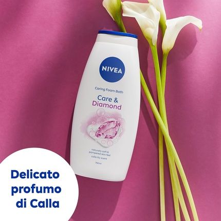Nivea Care & Diamond Shower Gel 750Ml - Enriched With Vitamins C, E, And Nourishing Oils With Floral Scent Of Calla - Image 3