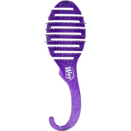 Wet Brush Shower Detangler Brush Purple Glitter For Unisex