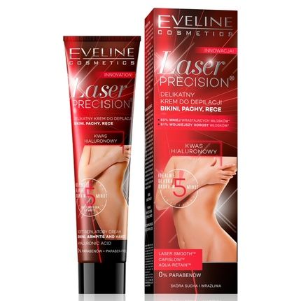 Eveline Laser Precision Delicate Cream For Bikini, Underarms, And Arms Hair Removal For Dry Skin 125Ml