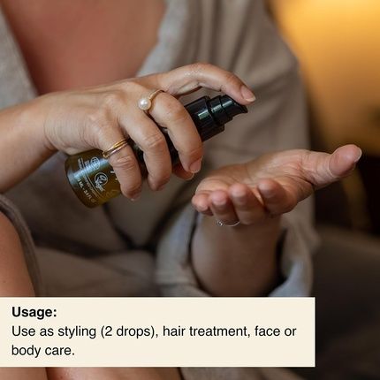 Zenz Oil Treatment Healing Sense No. 98 100Ml Multifunctional Oil - Scent Of Benzoin Patchouli Chamomile & Bergamot - Nourishes Hair & Skin - Rich In Vitamins & Minerals - Image 3