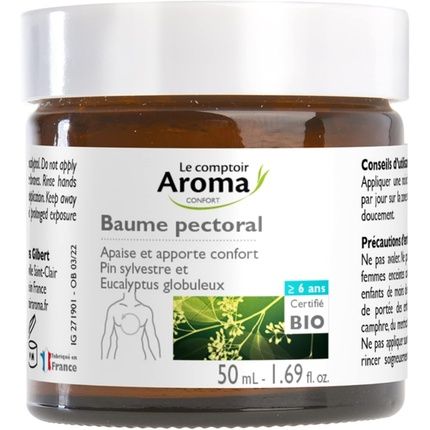 Le Comptoir Aroma Organic Pectoral Balm 50Ml