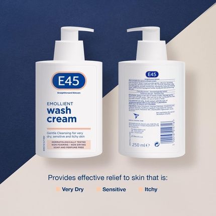 E45 غسول كريم مرطب 250 مل 6 × 250 مل