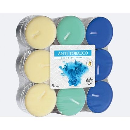 Aura Candles Fragrant Tealights 18S Antitobacco Lightdark Gradation 4 Hours Burning Time