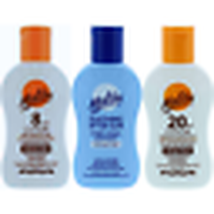 Malibu Travel Pack Sun Tuning Lotions Spf8 Spf20 + Sun Balm