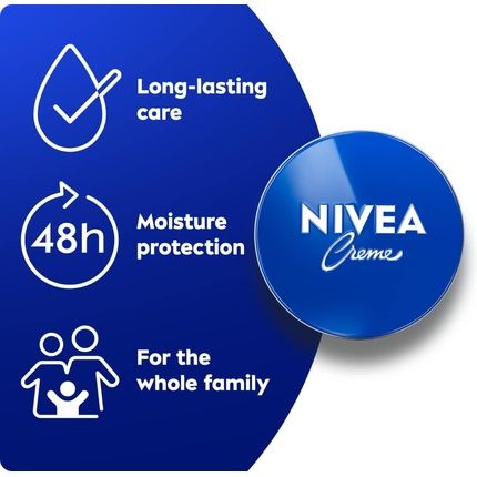 Nivea Creme Tin 400Ml Moisturising Cream Provides Intensive Protective Care