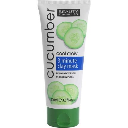 Beauty Formulas Cucumber 3 Minute Clay Mask 100Ml