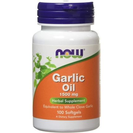 Now Triple Strength Garlic Oil 1500Mg 100 Softgels