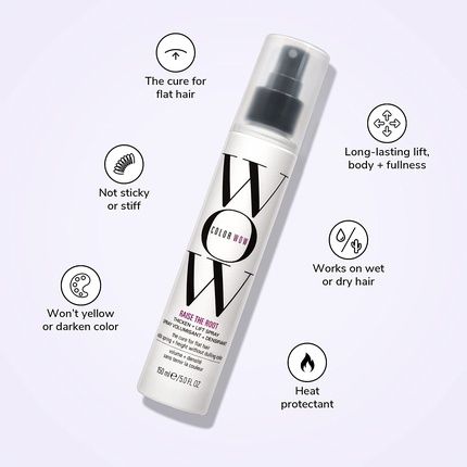Color Wow Raise The Root Thicken + Lift Spray All-Day Root Lift And Volume For All Hair Types