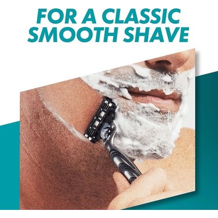 Gillette Mach3 Men'S Razor With 12 Razor Blade Refills 3 Blades For A Smooth Shave Fits All Mach3 Handles