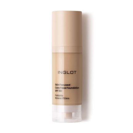 Inglot Skin Focused Care Face Foundation Spf 50+ 308 Medium Olive